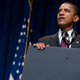 President Obama sans presidential seal (Getty Images)